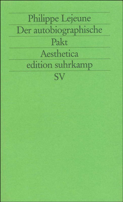 Der autobiographische Pakt