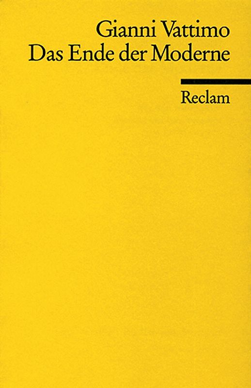 Das Ende der Moderne