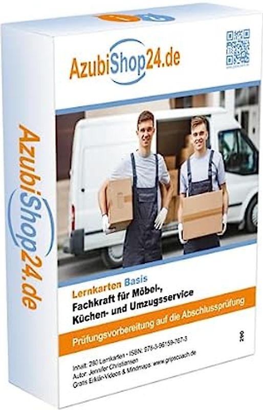 Lernkarten Lernkarten Fachkraft für Möbel-, Küchen- und Umzugsservice: Prüfungsvorbereitung