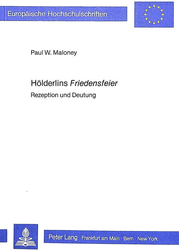 Hölderlins Friedensfeier