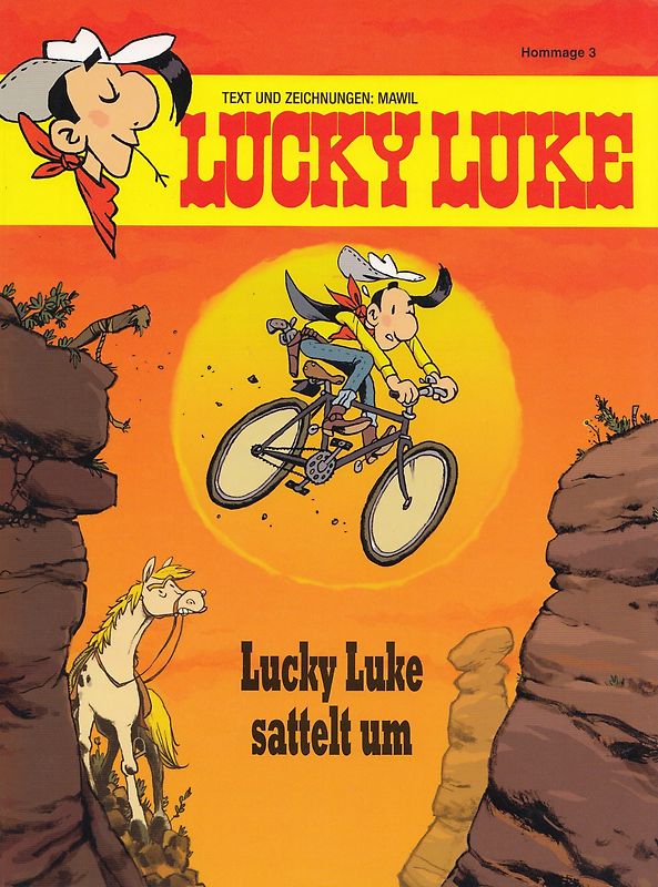 Lucky Luke sattelt um: Hommage 3 - Mawil [Broschiert]