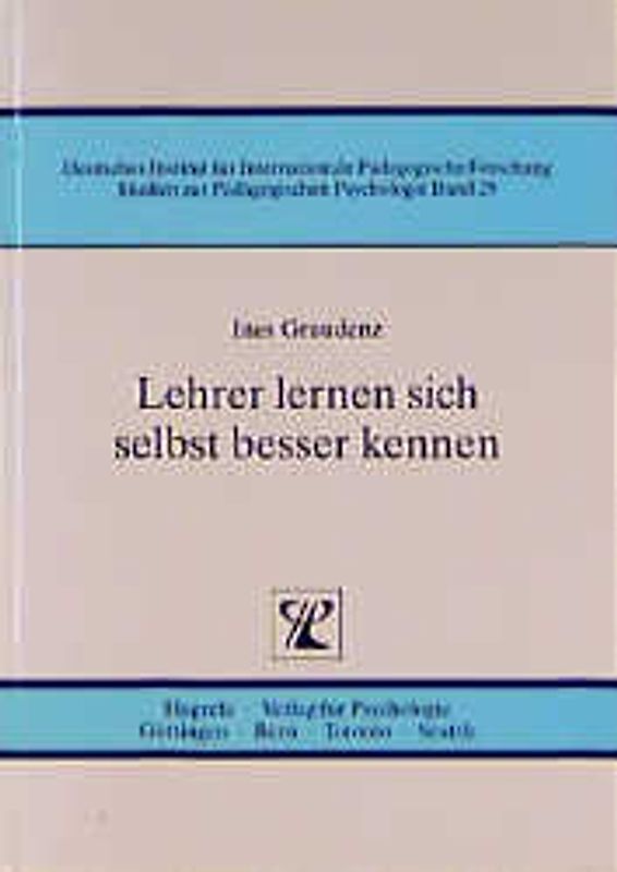 Lehrer lernen sich selbst besser kennen