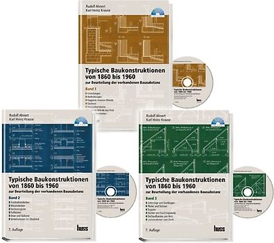 Typischer Baukonstruktionen 1860 - 1960 Band I, II und III