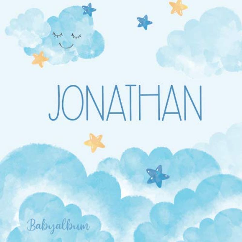 Jonathan Babyalbum: Babybuch zum Eintragen, Ausfüllen und Gestalten