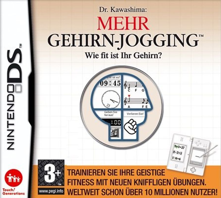 Dr. Kawashimas Mehr Gehirn Jogging [Internationale Version] Nintendo DS
