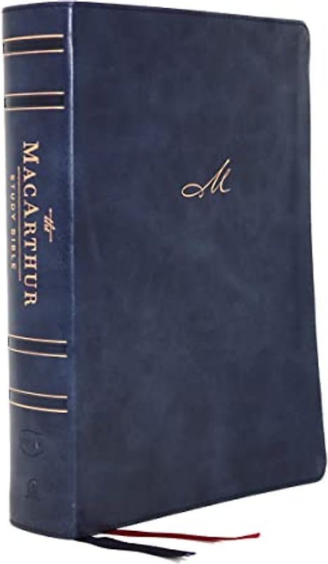 Nkjv, MacArthur Study Bible, 2nd Edition, Leathersoft, Blue, Indexed, Comfort Print