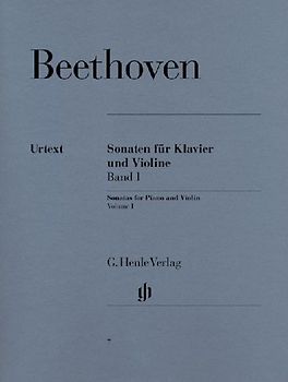 BEETHOVEN - Sonatas Completas Vol.1: nº 1 a 5 para Violin y Piano (Urtext) - BEETHOVEN