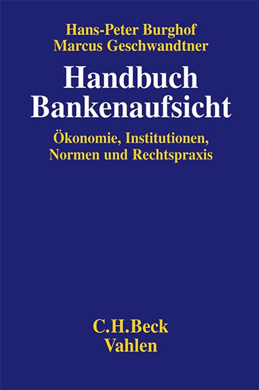 Handbuch Bankenaufsicht