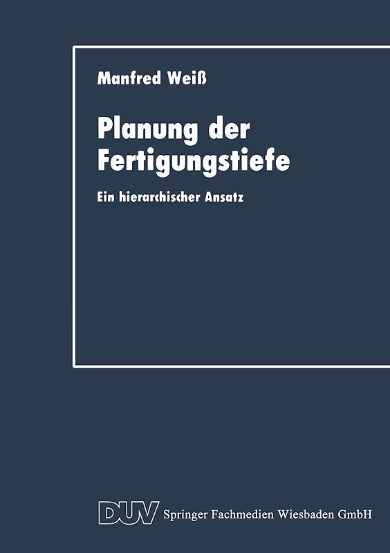 Planung der Fertigungstiefe