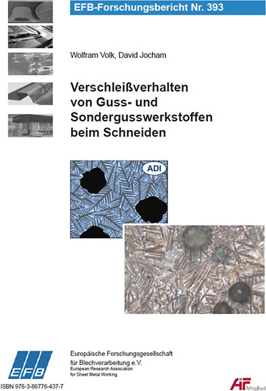 Verschleißverhalten von Guss- und Sondergusswerkstoffen beim Schneiden