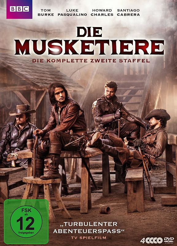 Die Musketiere - Die komplette zweite Staffel [4 DVDs] DVD
