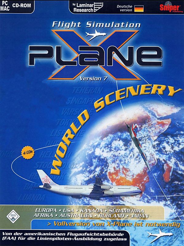 X-Plane Version 7 - Worldwide Sceneries Add-On MacOS
