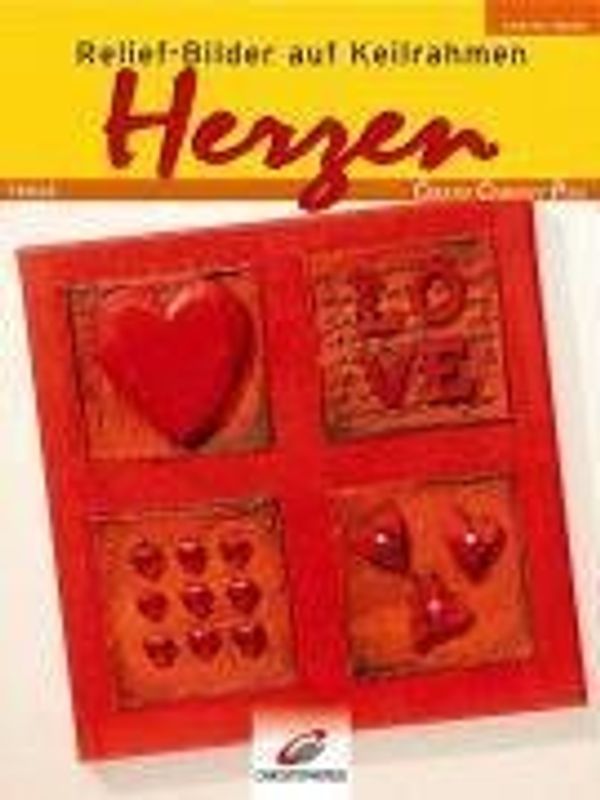 Relief-Bilder auf Keilrahmen. Herzen