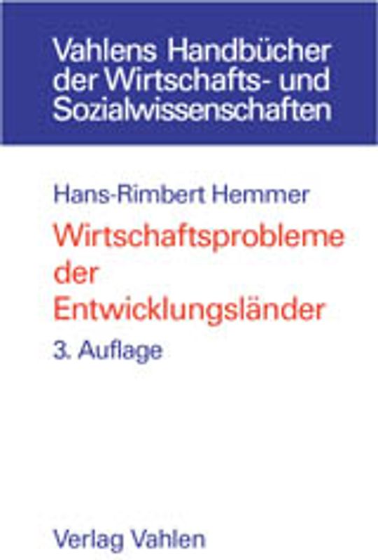 Wirtschaftsprobleme der Entwicklungsländer