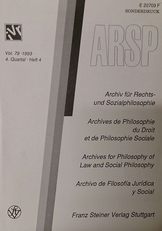 Rechtsreinheit als Substanzverlust