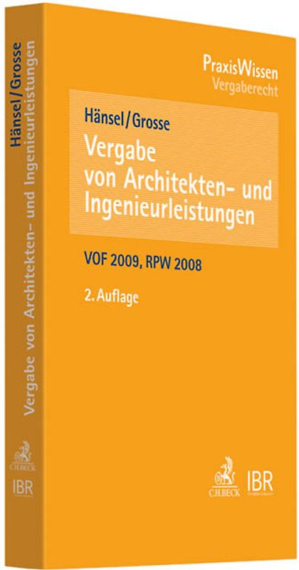 Vergabe von Architekten- und Ingenieurleistungen