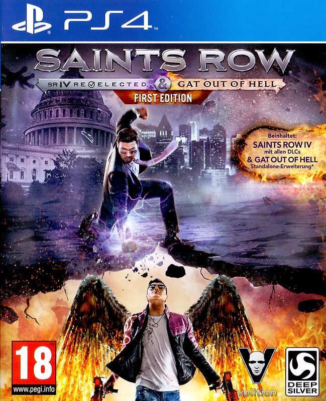 Saints Row IV [Re-elected + Gat Out of Hell, First Edition, CH Import] PlayStation 4