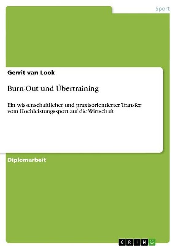 Burn-Out und Übertraining