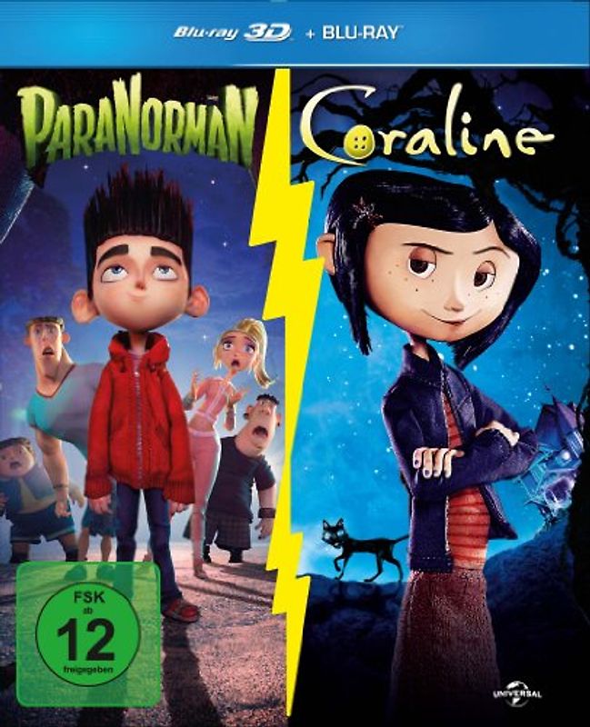 Coraline & Paranorman 3D-Boxset [3 Discs] 3D Blu-ray Disc