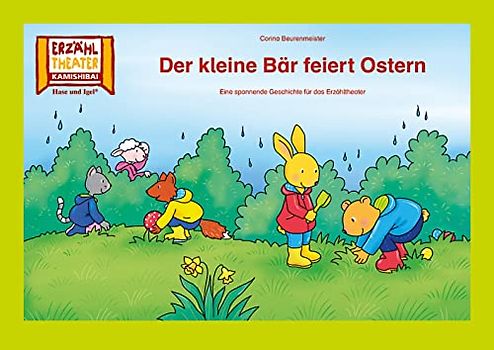 Der kleine Bär feiert Ostern / Kamishibai Bildkarten: 7 Bildkarten für das Erzähltheater