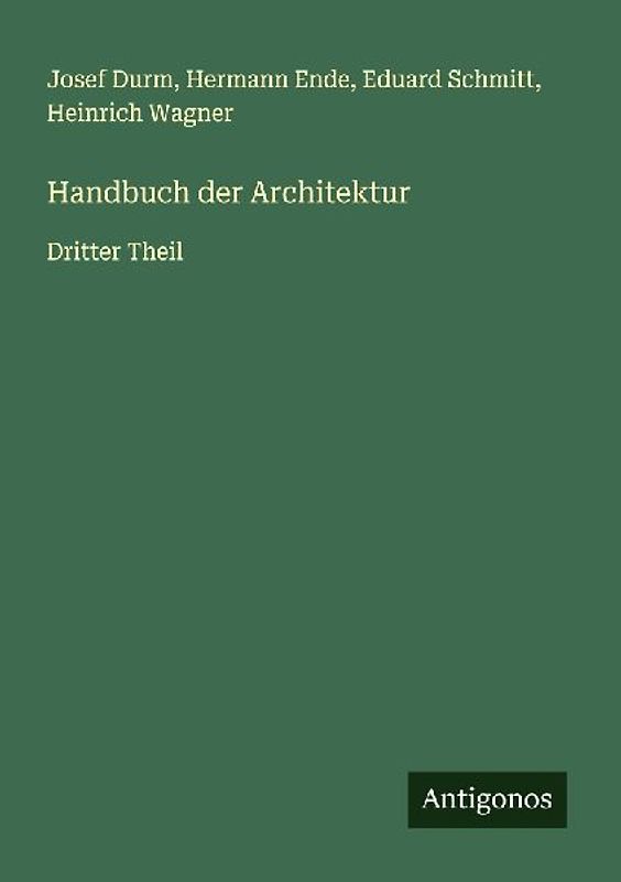 Handbuch der Architektur
