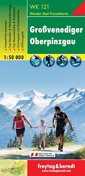 freytag & berndt Wanderkarte WK 121 Großvenediger - Oberpinzgau 1:50.000