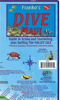 Maui Dive Map and Fishcard