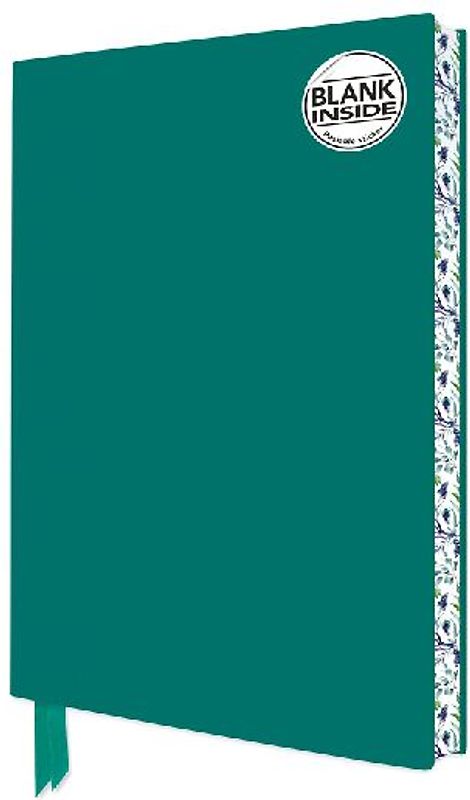Teal Blank Artisan Notebook (Flame Tree Journals)