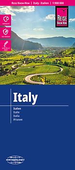 Reise Know-How Landkarte Italien / Italy (1:900.000)