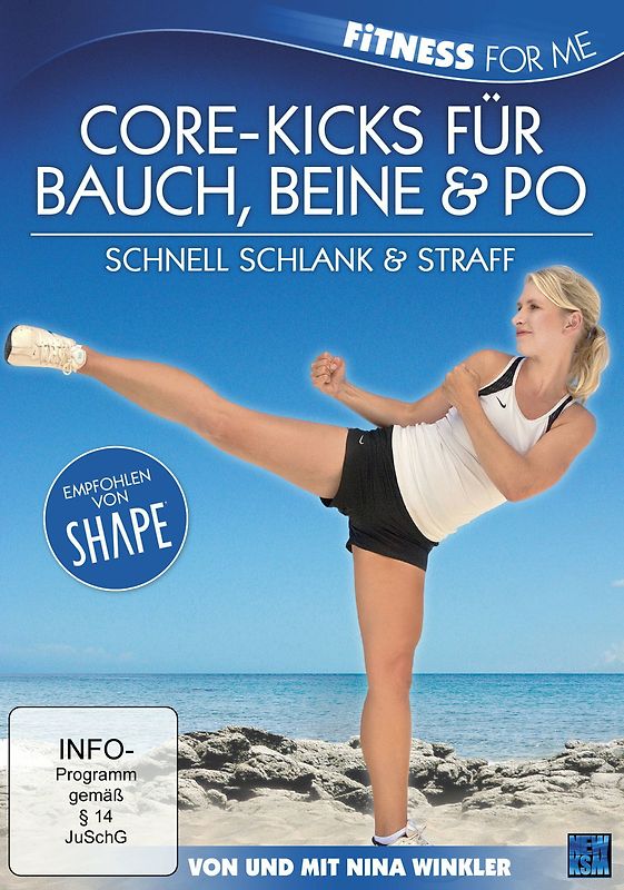 Nina Winkler: Fitness for me: Core Kicks für Bauch, Beine & Po DVD