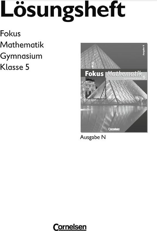 Fokus Mathematik - Gymnasium - Ausgabe N / 5. Schuljahr - Lösungen zum Schülerbuch