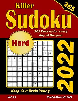 2022 Killer Sudoku: 365 Hard Puzzles for Every Day of the Year : Keep Your Brain Young (Game Calendars Series)