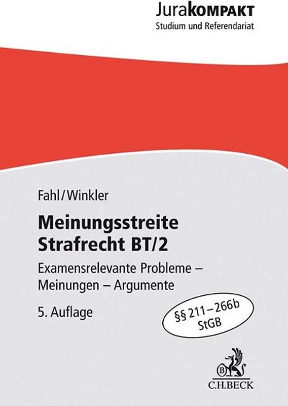 Meinungsstreite Strafrecht BT/2