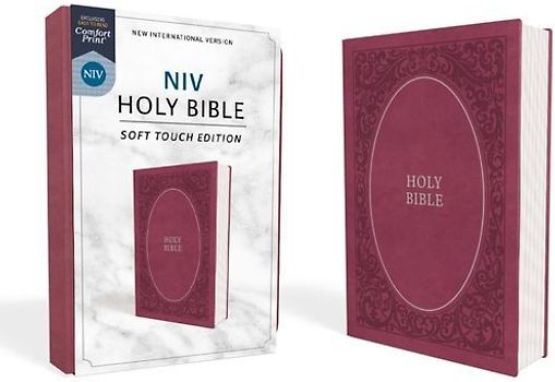 NIV, Holy Bible, Soft Touch Edition, Imitation Leather, Pink, Comfort Print