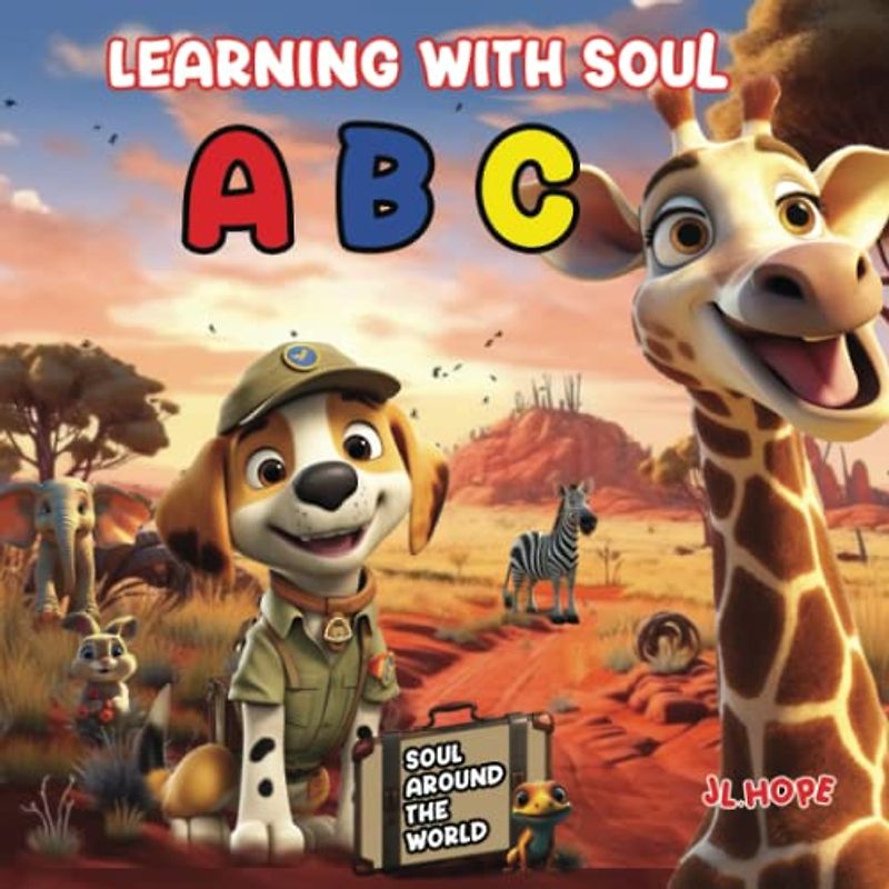 ABC: Learning the alphabet: Reading With Soul: A Fun Early Learning Activity Book For 2-5-Year-Olds, Learning The Alphabet And Animals From Around The World.