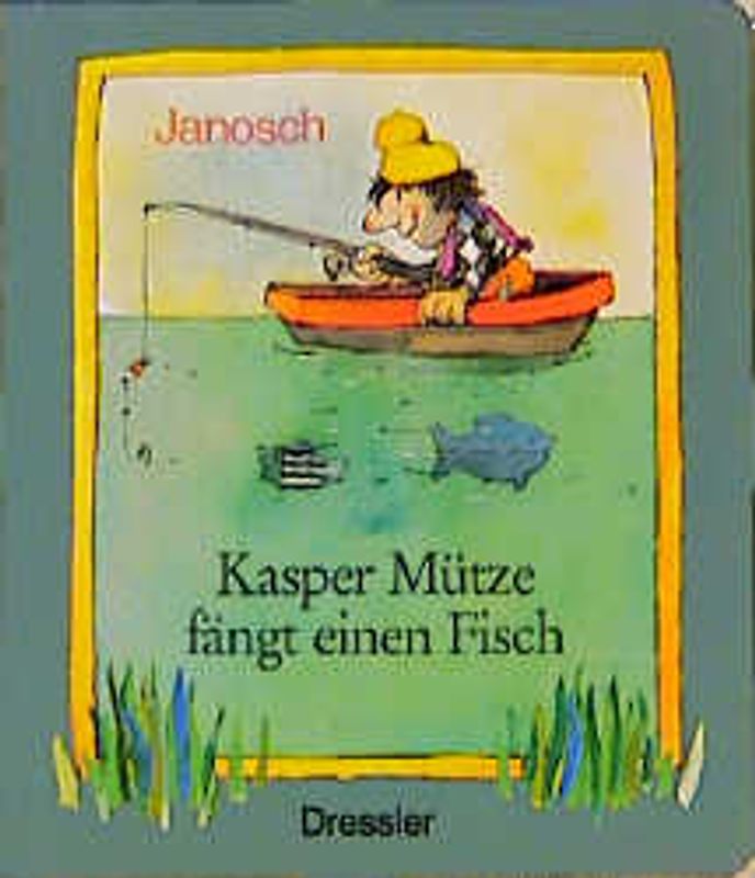Kasper Mütze fängt einen Fisch