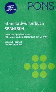 PONS Standardwörterbuch Spanisch mit CD-ROM