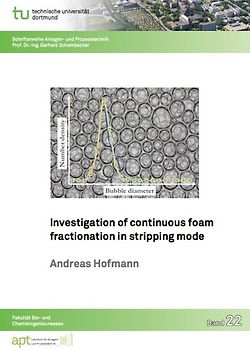 Investigation of continuous foam fractionation in stripping mode