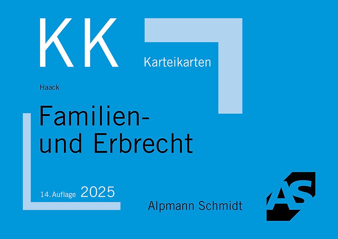 Karteikarten Familien- und Erbrecht