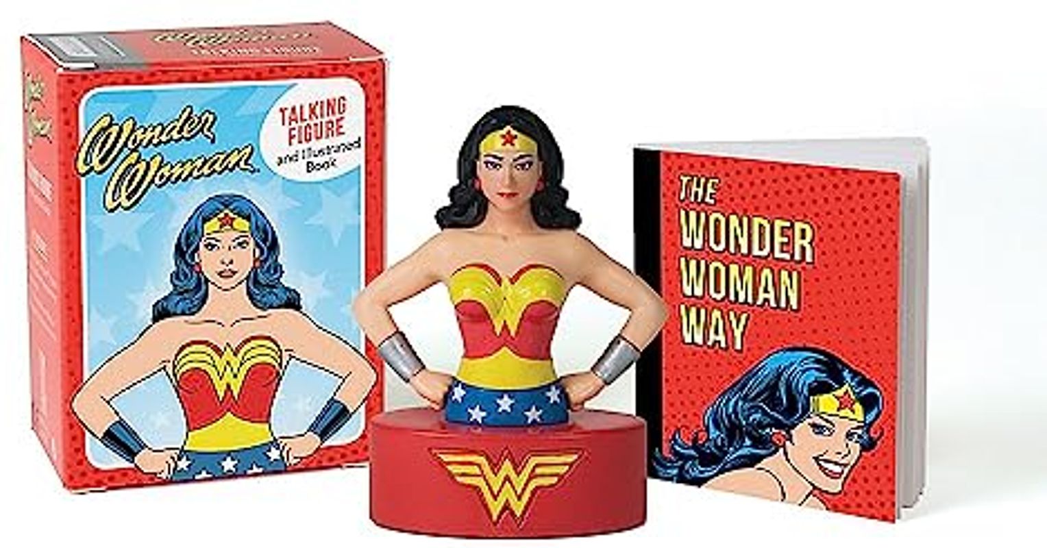 Wonder Woman Talking Figure and Illustrated Book (RP Minis)