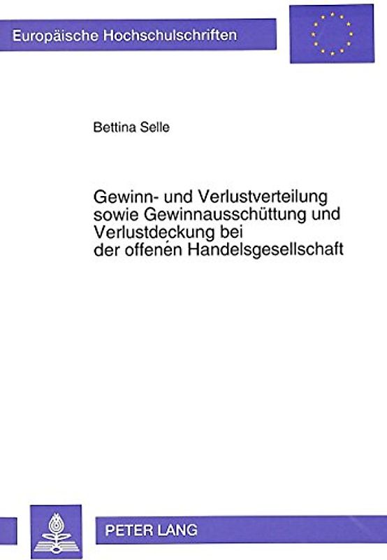 Gewinn- und Verlustverteilung sowie Gewinnausschüttung und Verlustdeckung bei der offenen Handelsgesellschaft
