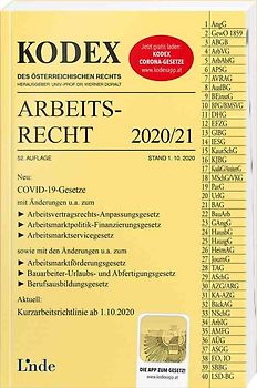 KODEX Arbeitsrecht 2020/21