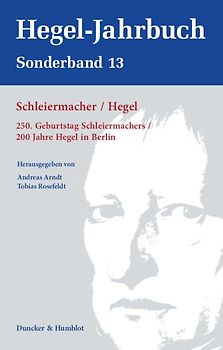 Schleiermacher - Hegel.
