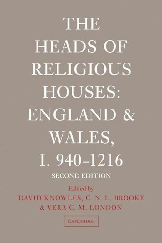 The Heads of Religious Houses