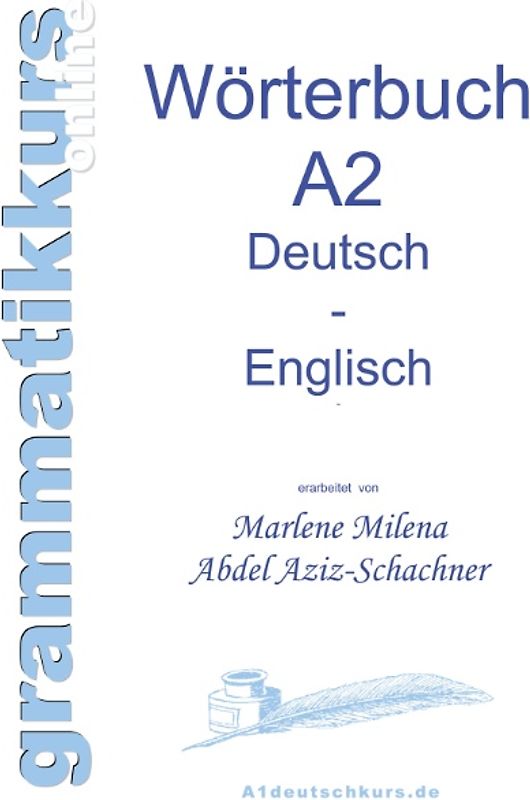 Wörterbuch Deutsch - Englisch Niveau A2