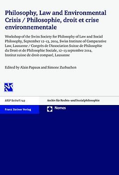 Philosophy, Law and Environmental Crisis / Philosophie, droit et crise environnementale