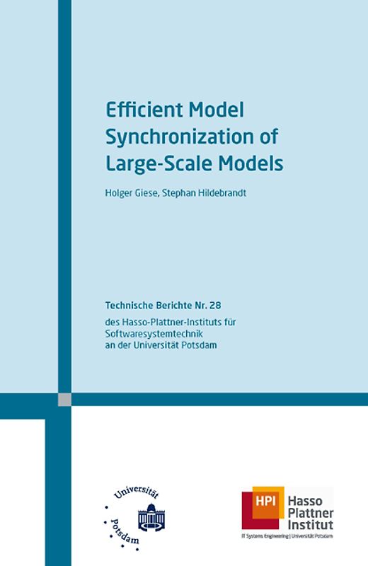 Efficient model synchronization of large-scale models