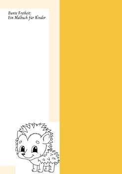 Bunte Freiheit: Ein Malbuch für Kinder