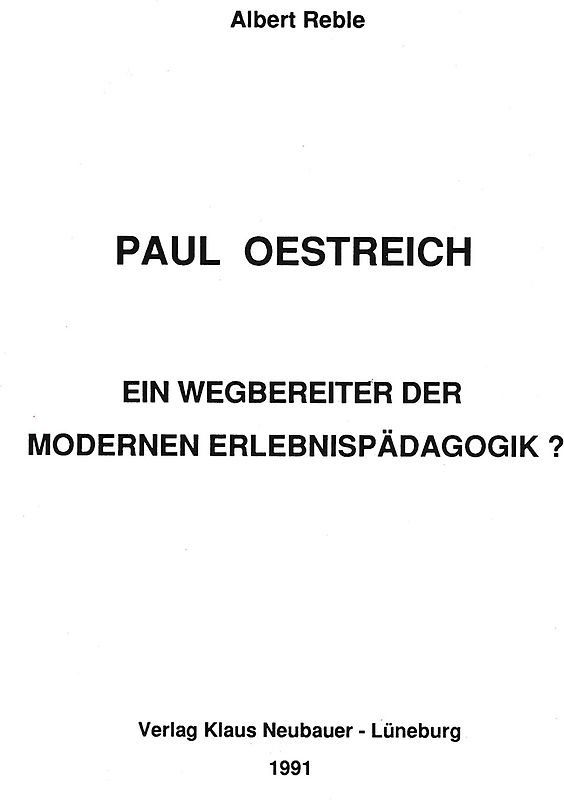Paul Oestreich