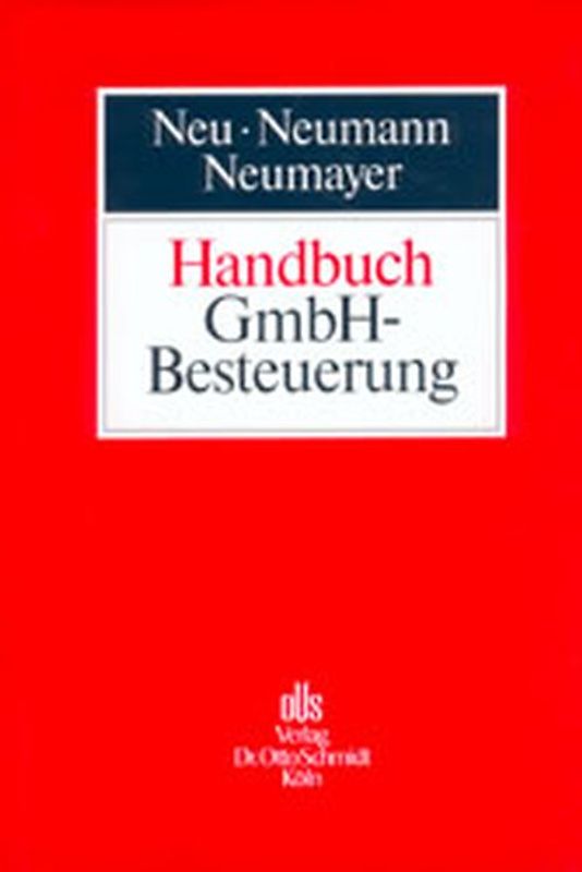 Handbuch GmbH-Besteuerung